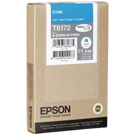 Epson T6172-C13T617200 Mavi Orijinal Kartuş Yüksek Kapasiteli