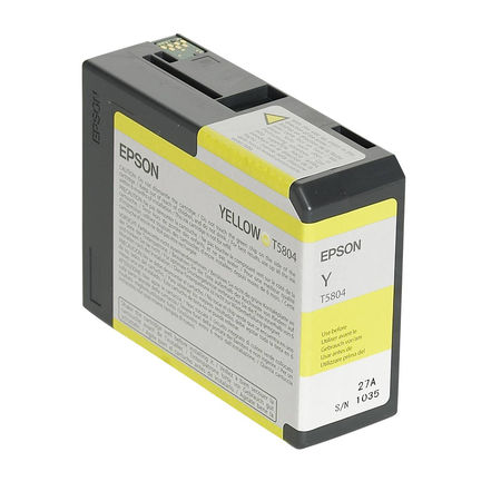 Epson T5804-C13T580400 Sarı Orijinal Kartuş