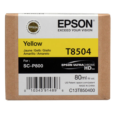 Epson T8504-C13T850400 Sarı Orijinal Kartuş
