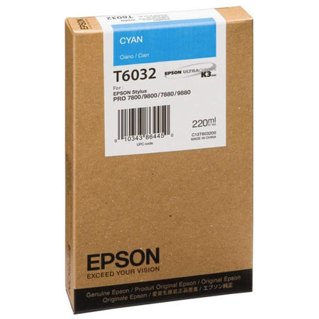Epson T6032-C13T603200 Mavi Orijinal Kartuş