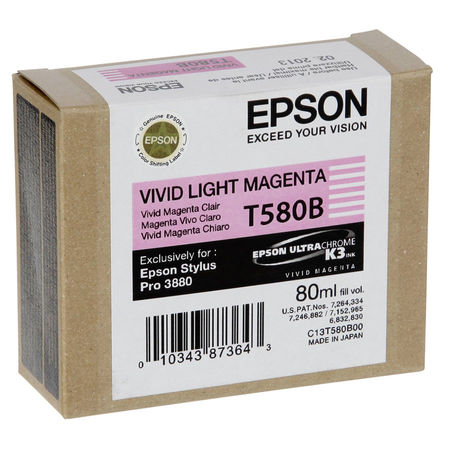 Epson T580B-C13T580B00 Açık Kırmızı Orijinal Kartuş