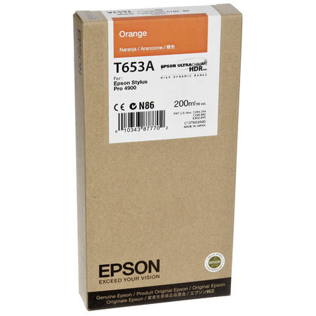 Epson T653A-C13T653A00 Turuncu Orijinal Kartuş