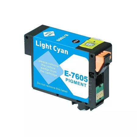 Epson T7605-C13T76054010 Açık Mavi Muadil Kartuş