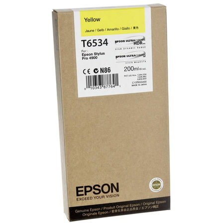 Epson T6534-C13T653400 Sarı Orijinal Kartuş