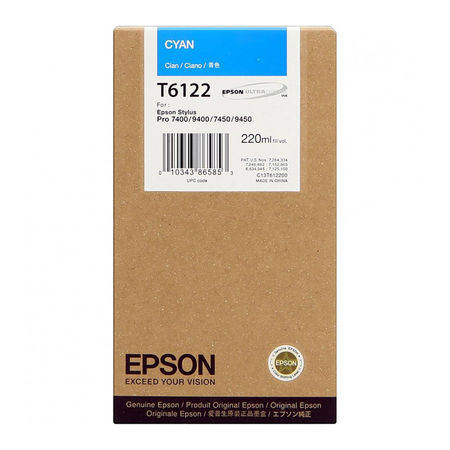 Epson T6122-C13T612200 Mavi Orijinal Kartuş