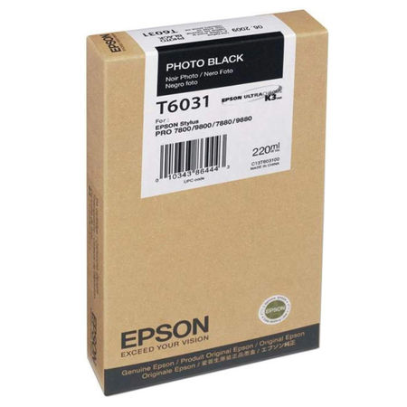 Epson T6031-C13T603100 Foto Siyah Orijinal Kartuş