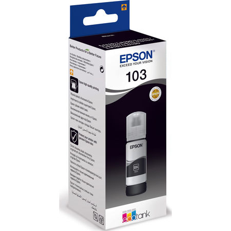 Epson 103-C13T00S14A Siyah Orijinal Mürekkep