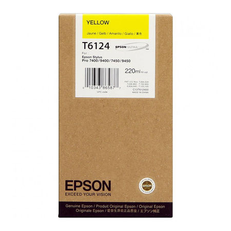 Epson T6124-C13T612400 Sarı Orijinal Kartuş