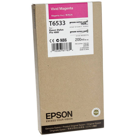 Epson T6533-C13T653300 Kırmızı Orijinal Kartuş