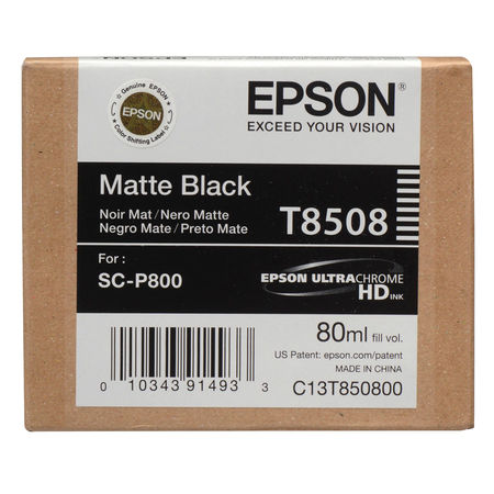 Epson T8508-C13T850800 Mat Siyah Orijinal Kartuş