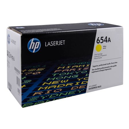 Hp 654A-CF332A Sarı Orijinal Toner