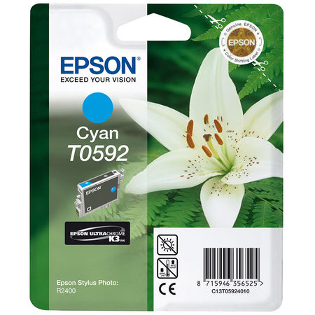 Epson T0592-C13T05924020 Mavi Orijinal Kartuş